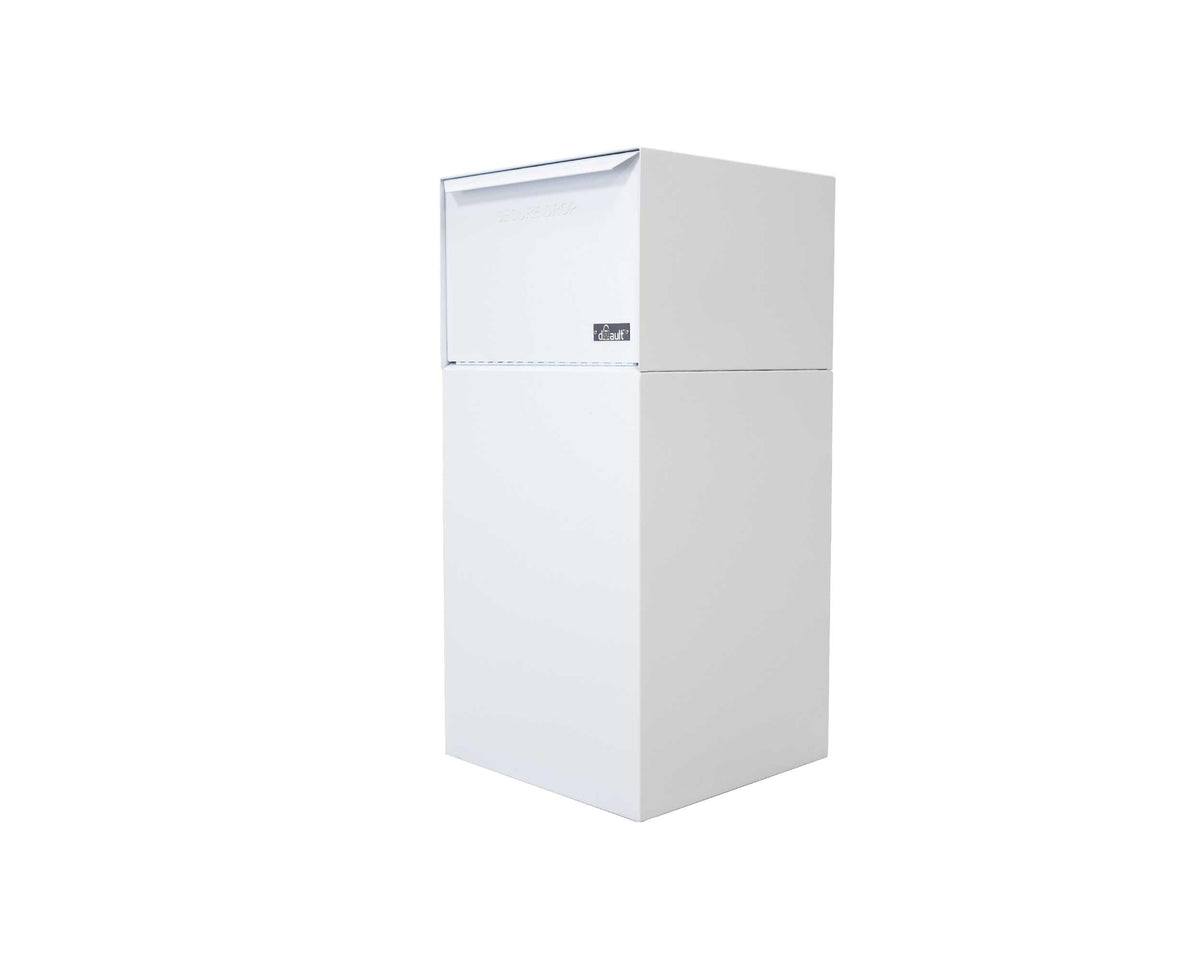 dVault White / 19"L x 19"W x 40"H / Industrial Package Drop Boxes & Lockers