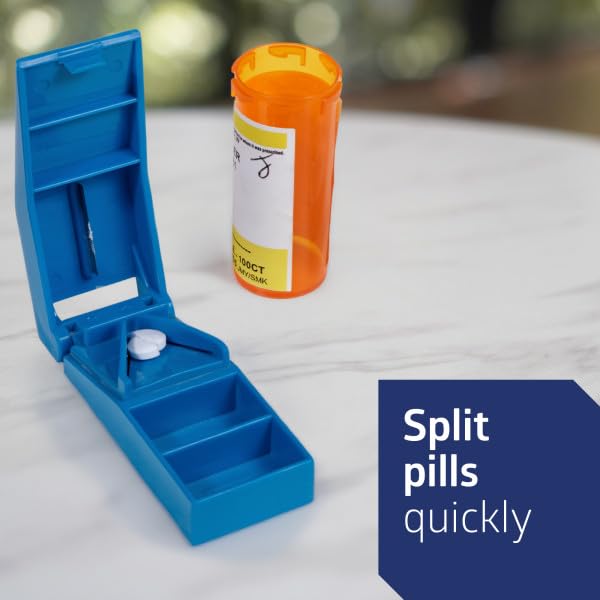 Pill Splitters by Medline – latex free, Blue, Model NON135000