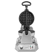 Waring Single Belgian Waffle Maker | 120V, 1200W / 12.5 x 17.88 x 10.5 inches / Silver Waffle Irons