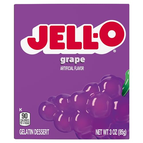 Jell-O Grape / 3 Ounce (Pack of 5) / 1 Gelatin