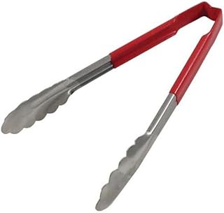 Vollrath 4780940 Kool-Touch Red Handled 9-1/2 Utility Tong"