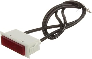 0766-080 Signal Light 3/8" X 1-5/16" Red 250V | Fits Cres Cor 0766-080