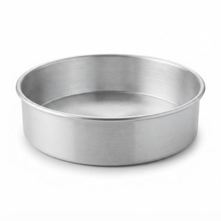 10 x 3 Inch Aluminum Round Cake Pan with Removable Bottom by Glownary – 10" x 3", 1.25 liters, Aluminum, Silver, Model 176rcpan103a