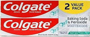 Colgate baking soda and peroxide whitening toothpaste, frosty mint - 6 ounce (twin pack), 12 Fl Oz