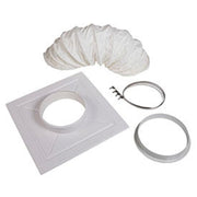 Optional Ceiling Duct kit For KPAC1411-2 and KPAC1811 by KwiKool – White, Model CK-12S