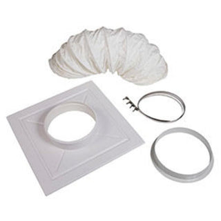 Optional Ceiling Duct kit For KPAC1411-2 and KPAC1811 by KwiKool – White, Model CK-12S