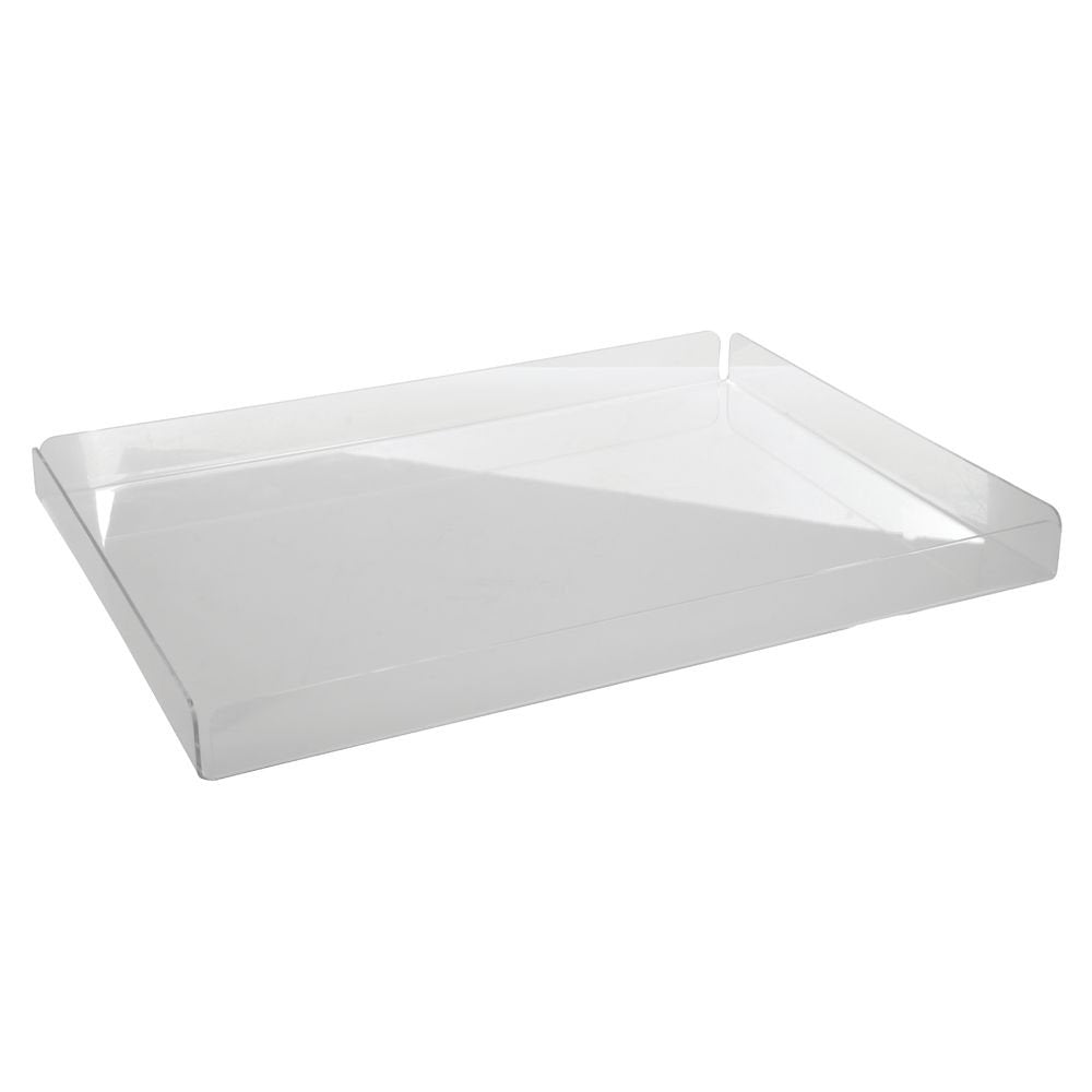 Clear Acrylic Tray - 24"L x 18"W x 2"H by HUBERT – 24" x 18" x 2", Plastic, Clear, Model 24X18X2 ACRYLIC
