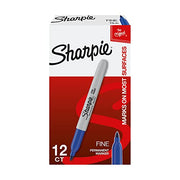 Sharpie Blue / 12 / 1 Count (Pack of 12) Permanent Markers