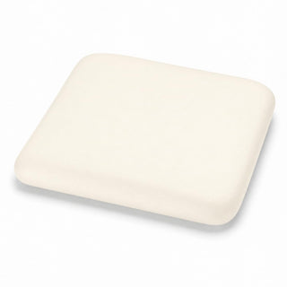 White Vinyl Cushion for Alloy Barstools by Glownary – 15.5 X 16 Inches, White, Model 164cushalbwh