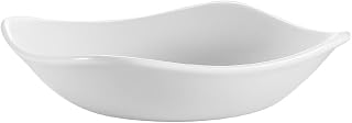 CAC China COP-B7 Coupe 7-Inch 16-Ounce Super White Porcelain Square Bowl, Box of 36