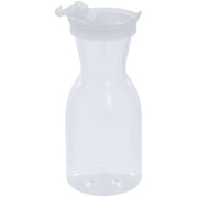 Plastic Carafe with Lid 0.8 L by HUBERT – 27.1 Ounces, 0.8 liters, Plastic, Clear, Model T/MECA308C-1-00