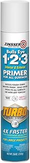 Zinsser 12-Pack of 26 oz 343746 Bulls Eye 1-2-3 White Interior and Exterior Primer Turbo Spray