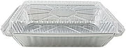 Handi-Foil 2 lb. Oblong Aluminum Take-Out Carry Pan w/Plastic Dome Lid 50 Sets (pack of 50)