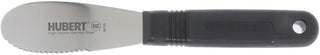 HUBERT Serrated Sandwich Spreader Stainless Steel with Black Santoprene Soft Grip Handle - 3 1/4" L Blade