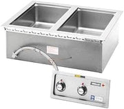 Wells - MOD200TD - 2 Pan Built-in Thermostatic Warmer w/Drain
