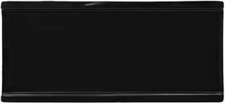 GET 140-1-BK Black Elegance Plate, 9-1/2" x 4-1/4" Rectangular Plate, Case of 12
