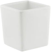 10 Strawberry Street Whittier 3 Oz Tall Square Tid Bit Bowl, Set of 6, White