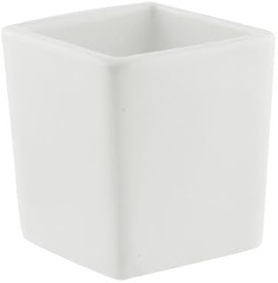 10 Strawberry Street Whittier 3 Oz Tall Square Tid Bit Bowl, Set of 6, White
