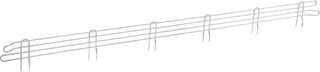 Nexel AL472S Nexel Stainless Steel Wire Ledge, 72"W x 4"H