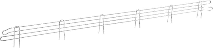 Nexel AL472S Nexel Stainless Steel Wire Ledge, 72"W x 4"H