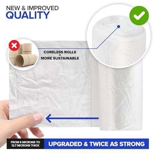 Stock Your Home 1 Count (Pack of 80) / Clear / 512.0 ounces Trash Bags