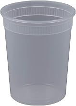 PACTIV Newspring Delitainer 32 oz Polypropylene Premium Round Food Container Translucent | 480/Case