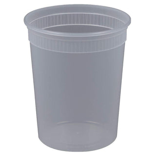 PACTIV Newspring Delitainer 32 oz Polypropylene Premium Round Food Container Translucent | 480/Case – Food Storage Container