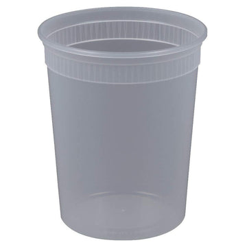 PACTIV Newspring Delitainer 32 oz Polypropylene Premium Round Food Container Translucent | 480/Case – Food Storage Container