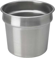 Vollrath 7-1/4 qt Stainless Steel Vegetable Inset,Silver,78184