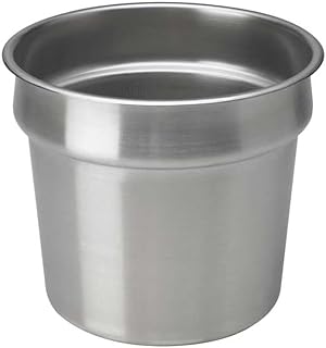 Vollrath 7-1/4 qt Stainless Steel Vegetable Inset,Silver,78184
