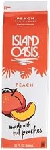 Island Oasis Peach Frozen Mix, 32 Fluid Ounce - 12 per case.