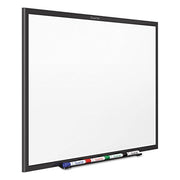 Quartet Black, 6ft X 4ft / 6' x 4', Black Aluminum Frame / Nano-Clean Magnet Black Dry Erase Boards