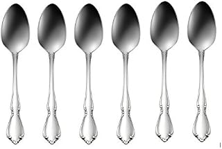 Oneida Chateau Teaspoons - Set of 6, Stainless Steel 18/8