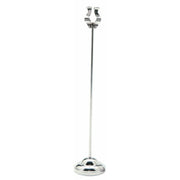 Weighted Base Sign Holder (12") by HUBERT – 12", Metal, chrome, Model MH-03