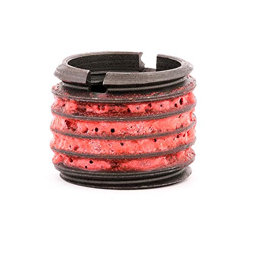E-Z LOK M16-2.0 Internal Threads, 1-8 External Threads, 19.84 mm Length / 7/8" / Black Thread Locking Inserts