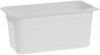 Cambro White Camwear 1/3 Size Food Pan, 6" H