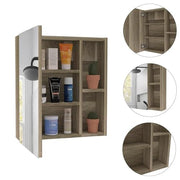 Tuhome Pine / 19.5" H x 17.7" W x 5.4" D / Modern Medicine Cabinets