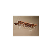 American Metalcraft Walnut / 35" L x 14" W x 1.5" H / Unique Stemware Racks