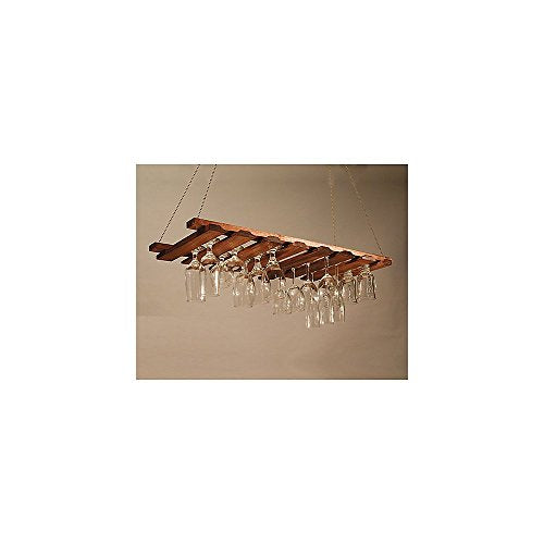 American Metalcraft Walnut / 35" L x 14" W x 1.5" H / Unique Stemware Racks