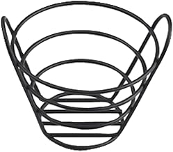 G.E.T. 4-33782 Bucket Basket, Iron Powder Coated, 6-1/4" Diameter x 4-1/4"H, Case of 12