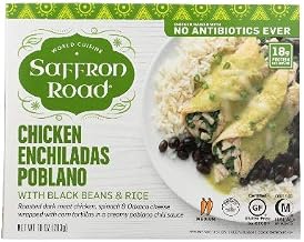Saffron Road Chicken Enchiladas Poblano, 10 Ounce -- 8 per case.