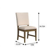 Toasted Java Ladderback Side Chair Set by Starlight Canyon Home – Solid Asian Hardwood, Brown, Pack of 2