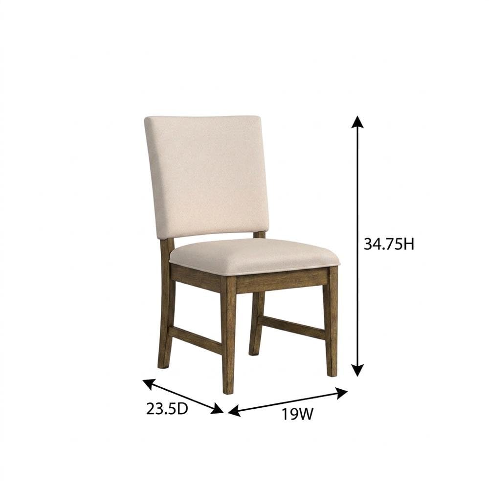Toasted Java Ladderback Side Chair Set by Starlight Canyon Home – Solid Asian Hardwood, Brown, Pack of 2