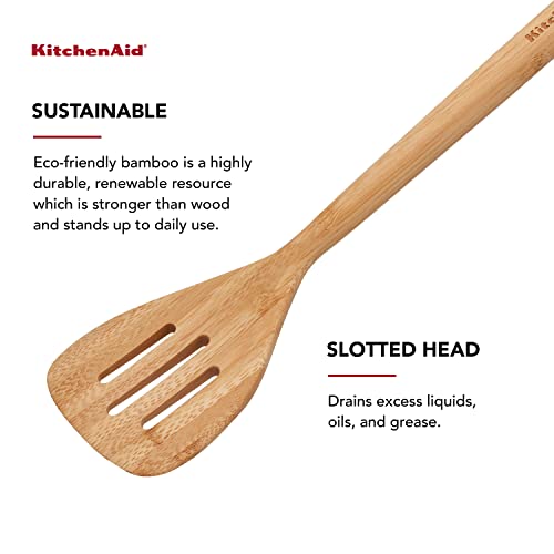 KitchenAid 12-Inch / Bamboo Slotted Turner / Bamboo Spatulas