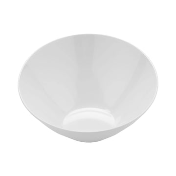 G.E.T. Angled Cascading Serving Bowl for Salads by GET – 24 Fluid Ounce, 24.0 ounces, Plastic, White, Model B-792-W