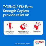 Tylenol 24 Count (Pack of 1) / 24ct / PM Extra Strength Caplets Acetaminophen