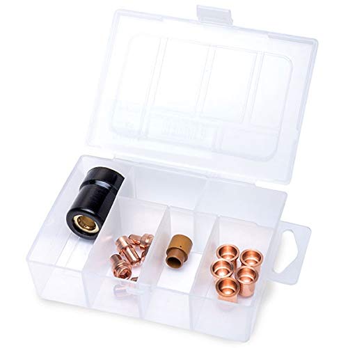 Trafimet Versa-Cut 40 Plasma Cutter Consumable Kit Replacement Nozzles Electrodes by Eastwood – Metal, Model 21542