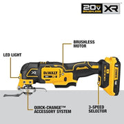 DEWALT One Size / Tool Kit / Yellow Oscillating Tools