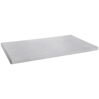 Display Riser Rectangular Concrete Look Grey - 23 3/4 L x 15" W x 1" H by HUBERT – Plastic, Gray, Model H0054-CONCRETE