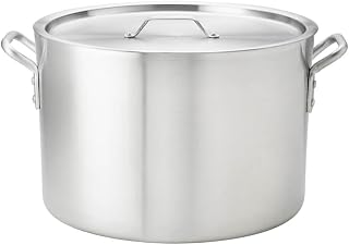 Browne Foodservice THERMALLOY HD 60 Quart Aluminum Tapered Stock Pot, NSF
